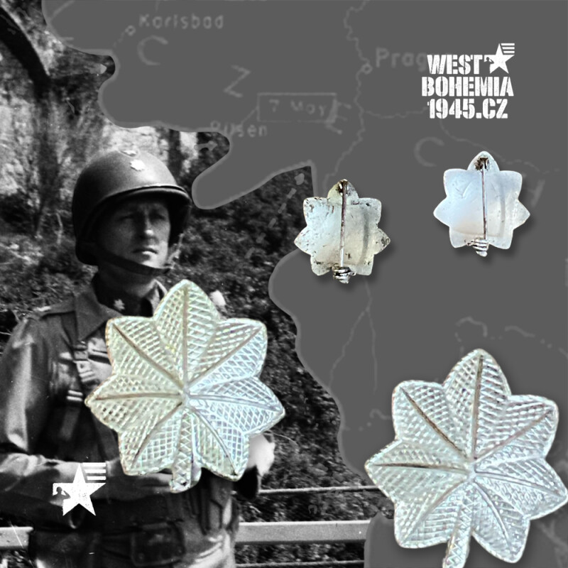 Originální pár důstojnických odznaků LT. COLONEL